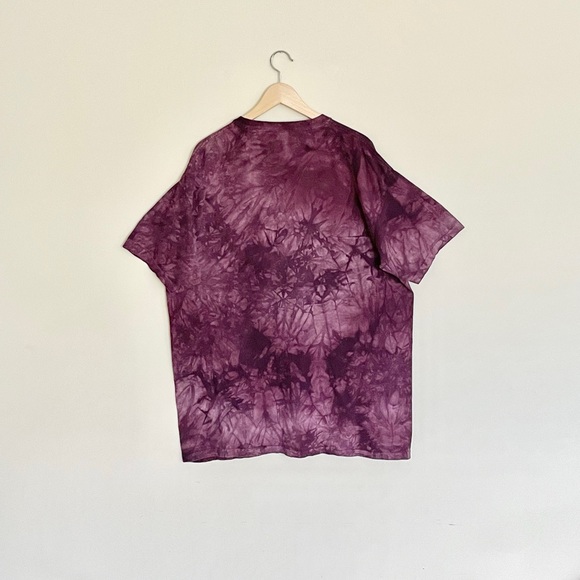 The Mountain 3D Gecko Peace Out Purple Tie Dyed T Shirt Adult size 2XL - Picture 5 of 7